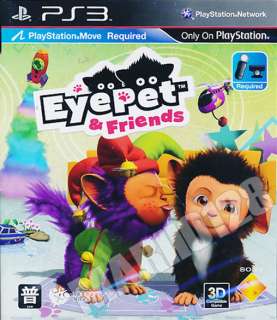 EyePet & Friends PS3 Genuine Playstation Move Video Game Brand New 