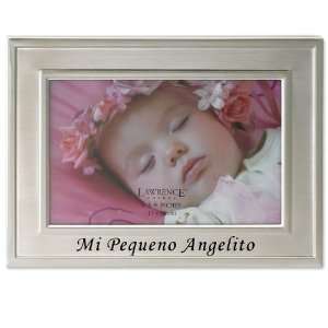   Silver Plated Metal Picture Frame Mi Pequeno Angelito: Home & Kitchen