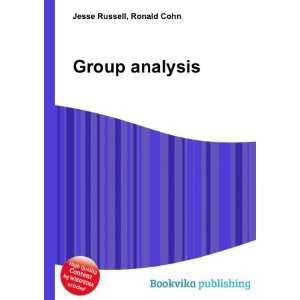 Group analysis Ronald Cohn Jesse Russell Books