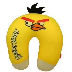  Angry Birds Head Neck Pillow Cushion   Yellow: Automotive