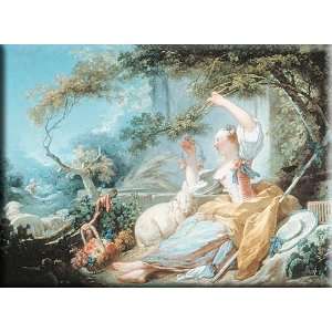   30x22 Streched Canvas Art by Fragonard, Jean Honore