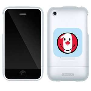 Smiley World Canadian Flag on AT&T iPhone 3G/3GS Case by 