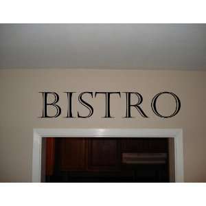  BISTRO Vinyl wall quotes Kitchen sayings home art decal 