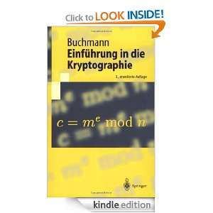 Einführung in die Kryptographie (Springer Lehrbuch) (German Edition 