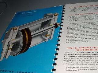 1940s era TJ AIR CYLINDERS Catalog, Tomkins Johnson Company, Jackson 