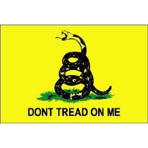  24 in. x 36 in. Gadsden Flag On A Staff (12 Pack) Patio 