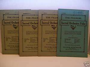 Sacred Orchestra Folio 15 Titles Trombone Violins Cello  