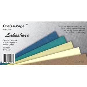  Cre8 a Page 8.5x11 Lakeshore Cardstock Multi Color Pack 