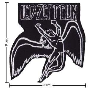Led Zeppelin Music Band Logo II Embroidered Iron on Patches Free 
