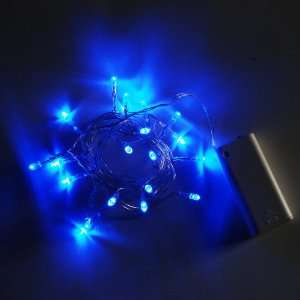   : Battery 20 Blue LED Christmas Party String Light: Home Improvement