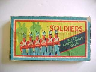 1930 Toy SOLDIERS Sure Shot Gun J. Pressman & Co N.Y.  
