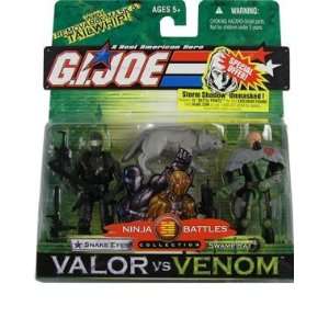   Valor Vs. Venom 3 3/4 Scale 2Pack Snake Eyes & Swamp Rat Toys & Games