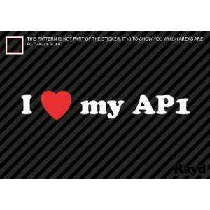  (2x) I Love my AP1   Sticker   Decal   Die Cut Everything 