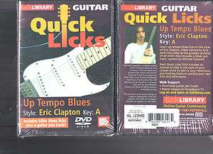 Lick Library: Guitar Quick Licks   Up Tempo Blues Eric Clapton Style 