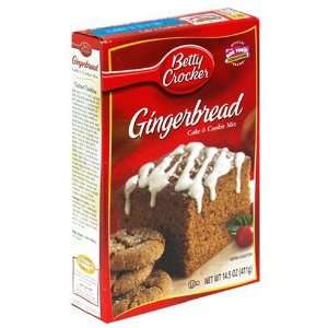 Betty Crocker, Gingerbread Cake & Cookie Mix, 14.5oz Box:  