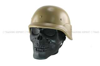 CACIQUE Skull Full Face Paintball Mask Black MK11 01186  