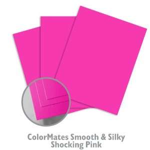  ColorMates Smooth & Silky Shocking Pink Cardstock   25 