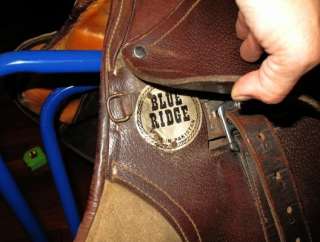 BLUE RIDGE All Purpose Jumping English 17 Brown Leather Saddle  
