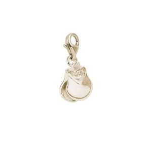  Rembrandt Charms Castanets Charm with Lobster Clasp, Gold 