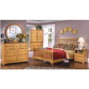  Cottage Bedroom Set Pine by Vaughan Bassett Furniture 