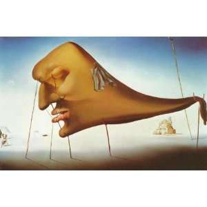   : Oil Painting: Sleep: Salvador Dali Hand Painted Art: Home & Kitchen
