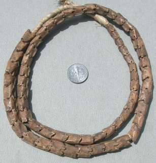 antique african snake vertebrae beads 12  