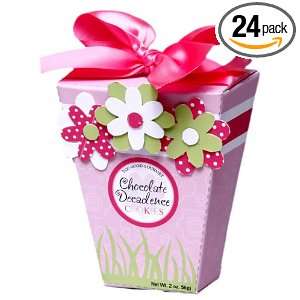 Too Good Gourmet Chocolate Decadence Cookies in a Pink Spring Flower 
