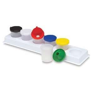  Richeson Neatness Jars Tray   Extra Jar with White Lid 