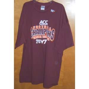  VIRGINIA TECH HOKIES: ACC Football Champions 2010 T Shirt 