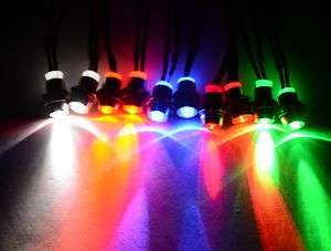 RC LED LIGHT KIT 2W2R2B2G2Y 5mm Super Bright 10 LEDs Total for your RC 