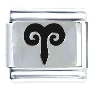 Aries Horoscope Symbol Italian Charms Bracelet Link