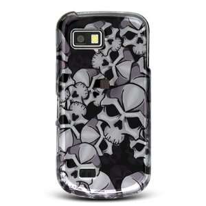  Black Skulls Design Hard 2 Pc Case for Samsung Behold 2 