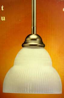 Brushed nickel light kitchen lamp pendant+rod+canopy  