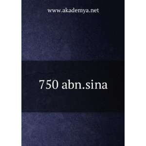  750 abn.sina www.akademya.net Books