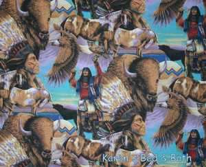 Indian Native American Theme Buffalo Eagle Horse Owl Tribal Elements 