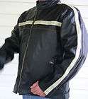 PX MOTORCYCLE Cafe Racer Leather Look Biker Jacket L Black VERY NICE 