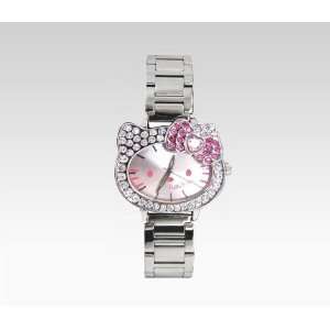 Hello Kitty Rhinestone Wristwatch Pink Bow Everything 