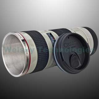 Travel Coffee Mug/lens Cup/thermos Shape of Canon 70 200mm Camera Lens 