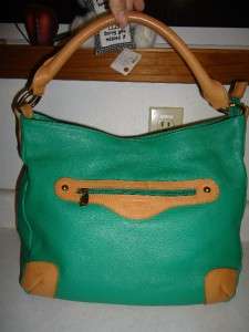 Valentina Green Leather Hobo Handbag, Shoulder Bag Lime  