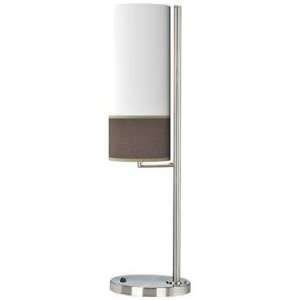   Stacy Garcia Seafan Taupe Banner Giclee Table Lamp: Home Improvement