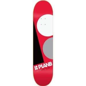  Plan B Sheckler Massive Skateboard Deck (8.12 Inch 
