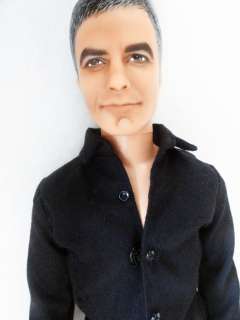  repaint resculpt OOAK  George Clooney  5 day auction only!  