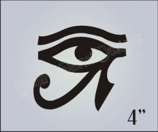Stencil #S152 ~ 4 Eye of Horus, popular ancient Egyptian hieroglyphic 
