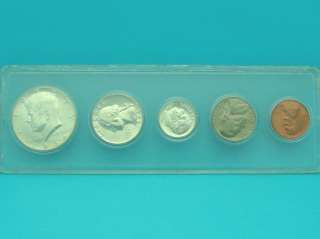 1964 P Mint Coin Set Half Quarter Dime Nickel Penny   