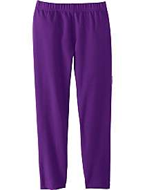 NEW 2 pair HANNA ANDERSSON Livable Leggings pants purple black pink 