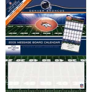  Denver Broncos 2009 12 Month Message Board Calendar 
