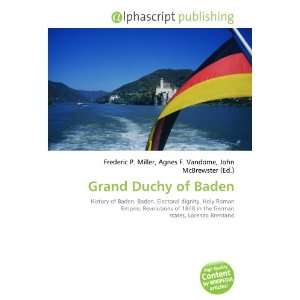  Grand Duchy of Baden (9786132775641) Books