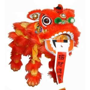  Chinese Dragon Marionette Red Puppet 