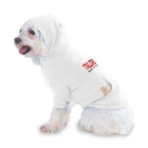 TAILORS MAKE IT FIT Hooded (Hoody) T Shirt with pocket for your Dog 