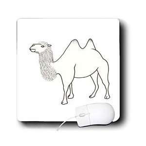   Camel   Two Hump Camel Outline Art Drawing   Mouse Pads: Electronics